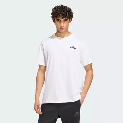 adidas Phong cách sống ÁO THUN GRAPHIC RAMEN Nam trắng KS5080