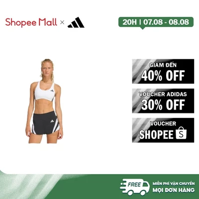 [Duy nhất 8.8 - VOUCHER 30%]adidas Gym & Training Adizero Run Medium Support Bra Women White KA2799