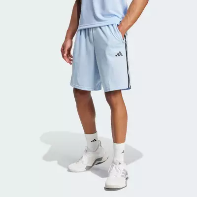 adidas Gym & Training Quần Short Tập Luyện Vải Pique 3 Sọc Train Essentials Nam Màu xanh da trời JW7505