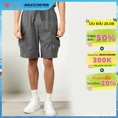 Quần Đùi Thể Thao Nam Skechers Skechers Authentic - Iconic Shorts - SL425M414-00CA