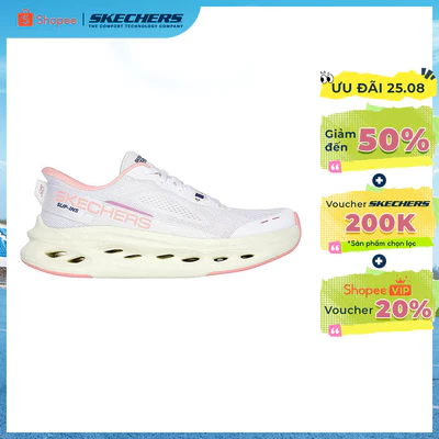 Giày Thể Thao Nữ Skechers Slip-ins Max Cushioning Glide-Step-129400-WPK Air-Cooled Goga Mat Online Sale