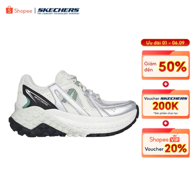 Giày Thể Thao Nữ Skechers Sport Monster Evo Bold Move Thường Ngày - 150680-LTGR Air-Cooled Memory Foam