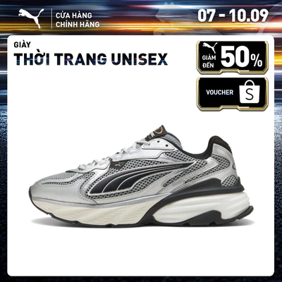 Giày Thời Trang PUMA Unisex Fade Nitro LS Silver-Cool Mid Gray-Black Màu Metallic