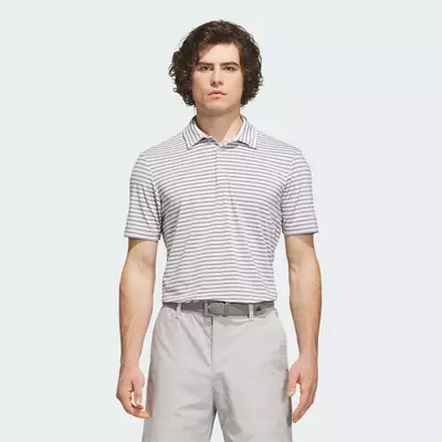 adidas Đánh gôn Áo Polo Kẻ Sọc Ultimate365 Nam Màu tím HZ6849
