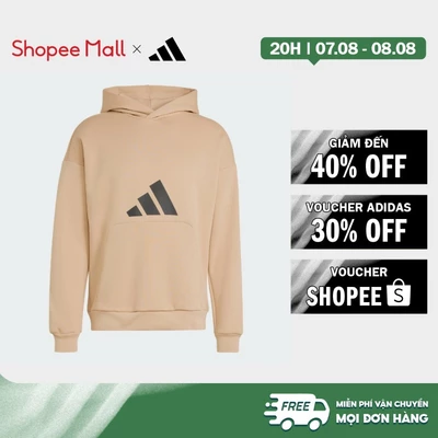 [Duy nhất 8.8 - VOUCHER 30%]adidas Phong cách sống Áo Hoodie Logo 3 Bar Future Icons Nam nâu JW7168