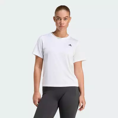 adidas Gym & Training Áo Thun Cổ Tròn Workout Essentials Nữ trắng KB9640