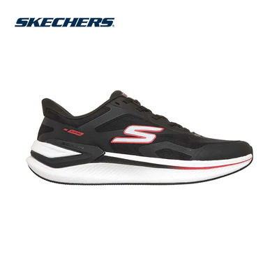 Giày Thể Thao Nam Skechers Slip-Ins GOrun Consistent Pro Chạy Bộ Tập luyện - 221141-BKW Air-Cooled Goga Mat
