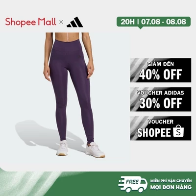 [Duy nhất 8.8 - VOUCHER 30%]adidas Gym & Training Quần Legging Dài Optimé Essentials Có Túi Ẩn Nữ Màu tím JW7648