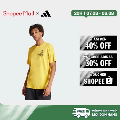 [Duy nhất 8.8 - VOUCHER 30%]adidas Lifestyle BT Short Sleeve Tee Men Yellow IS0183