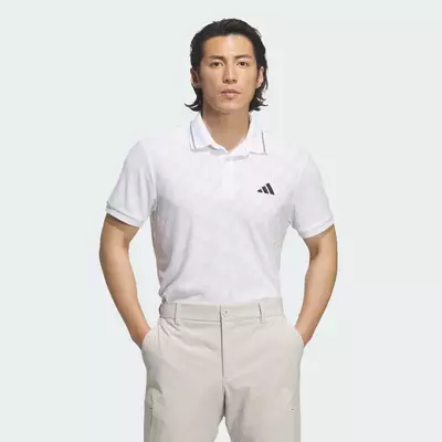 adidas Đánh gôn ÁO POLO NGẮN TAY JACQUARD Nam trắng JY8231