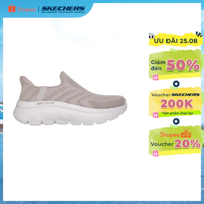 Giày Thể Thao Nữ Skechers Slip-Ins GOwalk Max Cushioning Hyper Burst Cleo Đi Bộ - 125880-TPE