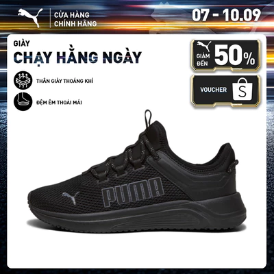 Giày thể thao PUMA Unisex Softride Astro Màu Đen