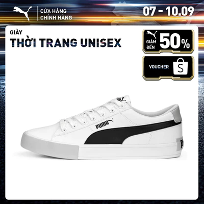 Giày Thời Trang PUMA Unisex Bari Casual Canvas Sneakers Màu Trắng