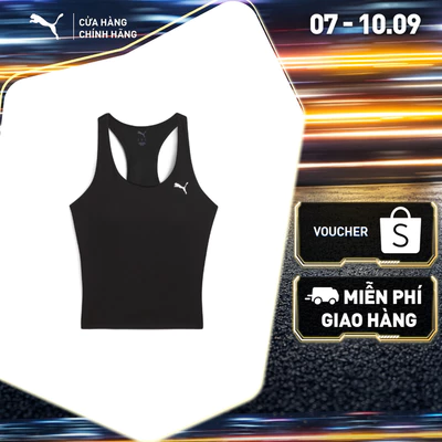 Áo Thun Thể Thao PUMA Nữ W TAD ESSENTIAL 2 in 1 Tank Black-White Màu Đen