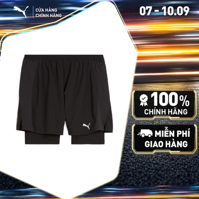 Quần Short Thể Thao PUMA Nam M Run Velocity 2in1 Black Màu Đen