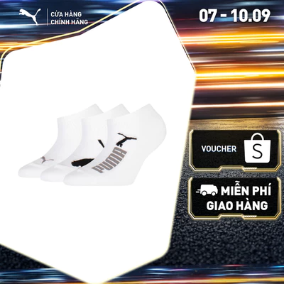 Bộ 3 Đôi Vớ Thể Thao PUMA Unisex U Sneaker 3P white Màu Trắng