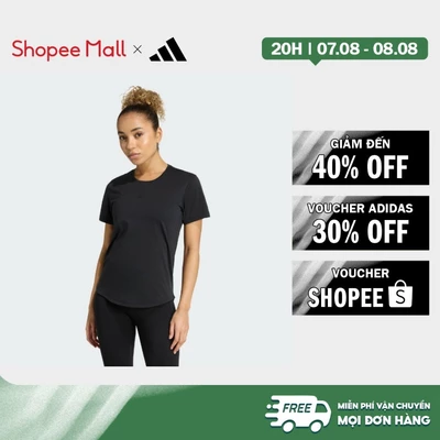 [Duy nhất 8.8 - VOUCHER 30%]adidas Gym & Training Áo Thun Yoga Essentials Nữ Đen JM4479
