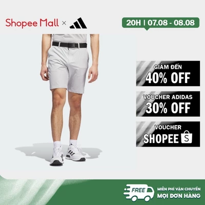 [Duy nhất 8.8 - VOUCHER 30%]adidas Đánh gôn Quần Short Ultimate365 Vải Dệt Nổi – Dài 9 Inch Nam Xám KC4711