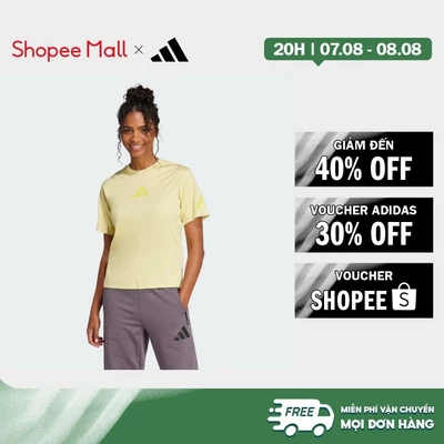 [Duy nhất 8.8 - VOUCHER 30%]adidas Lifestyle adidas Z.N.E. Tee Women Yellow JC5400