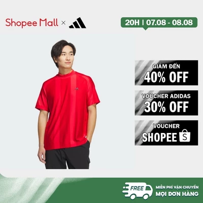 [Duy nhất 8.8 - VOUCHER 30%]adidas Đánh gôn Áo Ngắn Tay Cổ Đứng Jacquard Bodymapping AEROREADY Adizero Nam Đỏ JG1316