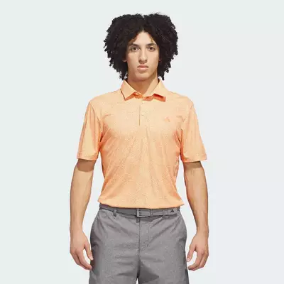 adidas Đánh gôn ÁO POLO ULTIMATE365 FEATHER PRINT Nam trái cam KR9520