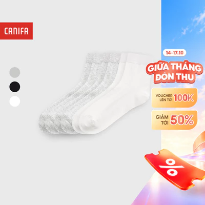 Tất nam CANIFA chất liệu dệt thông thoáng 8AX25A006