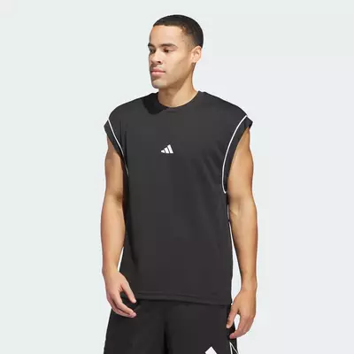 adidas Bóng rổ Áo Tank Top Không Tay adidas Basketball All-World Nam Đen JN4722