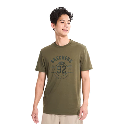 Áo Thun Tay Ngắn Nam Skechers Lifestyle Physical Academia CollectionIconic Short Sleeve-SL125M231-0067 Online Sale
