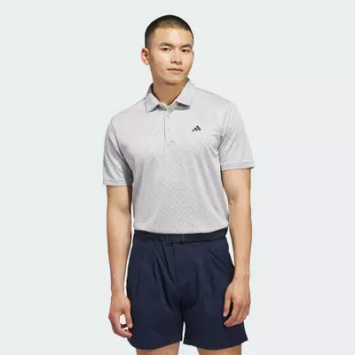 adidas Đánh gôn ÁO POLO PERFORMANCE TEXTURED PRINT Nam Xám JY5458