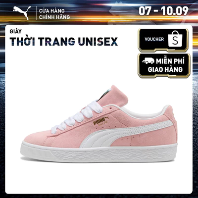 Giày Thời Trang PUMA Unisex Suede Classic Rosy Outlook-White Màu Hồng