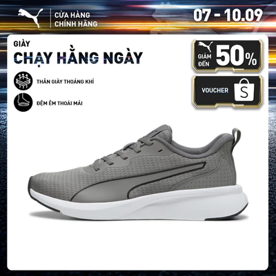 Giày Thể Thao PUMA Unisex Flyer Lite Cast Iron Màu Xám