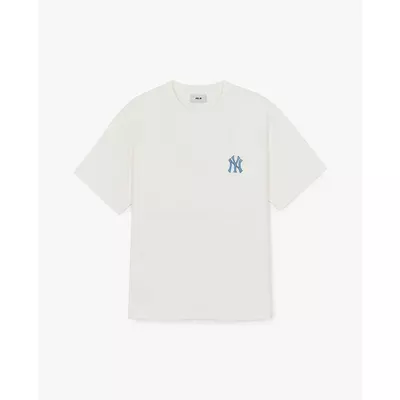 MLB - Áo thun unisex tay ngắn Vintage Denimlike Monogram Big Lux_3ATSM0663-50CRS