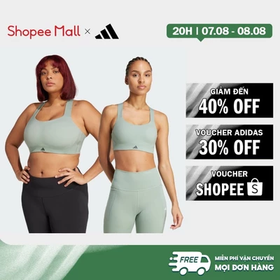[Duy nhất 8.8 - VOUCHER 30%]adidas Gym & Training Áo Bra Tập Luyện TLRD Impact Luxe Nâng Đỡ Mạnh Nữ màu xanh lá JI8014