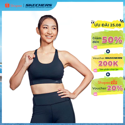 Áo Bra Thể Thao Nữ Skechers Fitness Performance Sports Bra - SP324W669-002K Online Sale