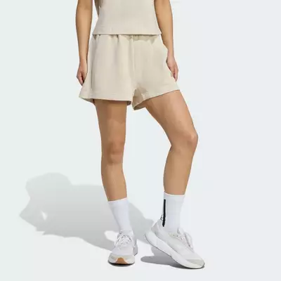 adidas Lifestyle ALL SZN French Terry Shorts Women Beige JY7793