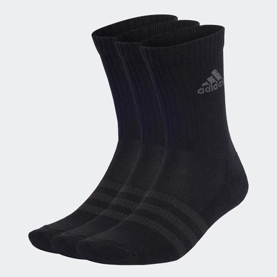 adidas Phong cách sống & Bóng rổ Bộ 3 Đôi Tất Cao Cổ Có Đệm Unisex Đen IA3950