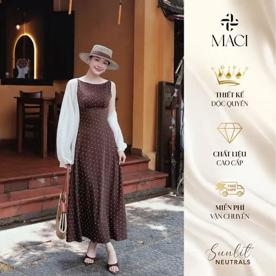 Áo Khoác Tơ Hàn Màu Trắng Kem MACI MCAAKTR0301 Thời Trang Nữ Thiết Kế Độc Quyền