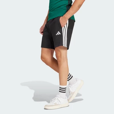 adidas Phong cách sống Quần Short Single Jersey 3 Sọc Essentials 7 Inch Nam Đen JD1891