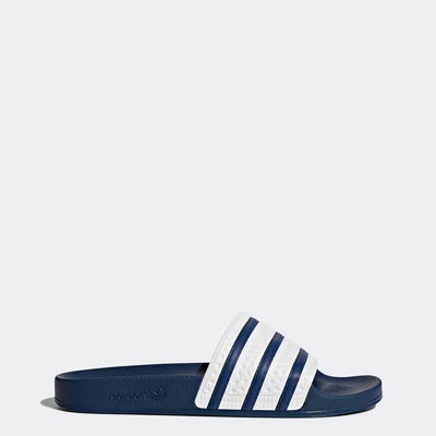 adidas Phong cách sống Dép Adilette Unisex Màu xanh da trời G16220