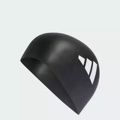 adidas Bơi lội MŨ BƠI ADIDAS 3 GẠCH DÀNH CHO NGƯỜI LỚN Unisex Đen KB9515