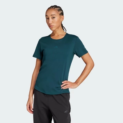 adidas Gym & Training Áo Thun Yoga Essentials Nữ màu xanh lá JM4481