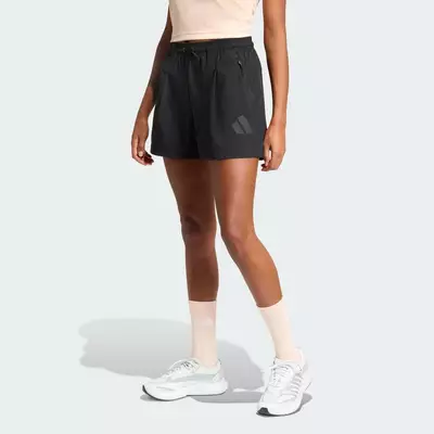 adidas Phong cách sống Quần Short Dệt adidas Z.N.E. Nữ Đen KD8459