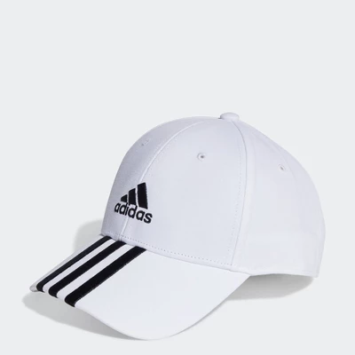 adidas Phong cách sống Mũ Lưỡi Trai Cotton Twill 3 Gạch Unisex trắng II3509