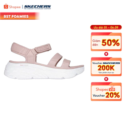 Xăng Đan/Dép Nữ Skechers Foamies Max Cushioning Aura - 111126-LTPK
