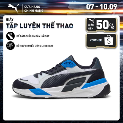 Giày Thể Thao PUMA Unisex Trinity 2 White-New Navy-Team Royal Màu Trắng