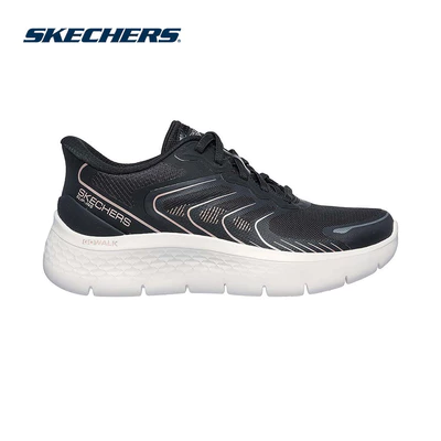 Giày Thể Thao Nữ Skechers Slip-Ins GOwalk Flex Farrah Đi Bộ - 125509-BKRG Air-Cooled Memory Foam