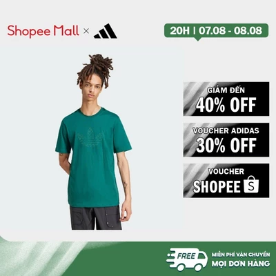[Duy nhất 8.8 - VOUCHER 30%]adidas Phong cách sống Áo Thun adidas Originals Nam màu xanh lá JP2349