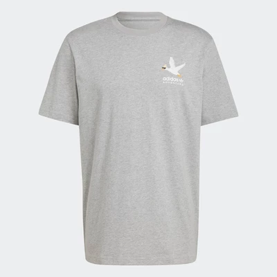 adidas Phong cách sống Áo Thun Graphic Duckies adidas Adventure Nam Xám HZ1147