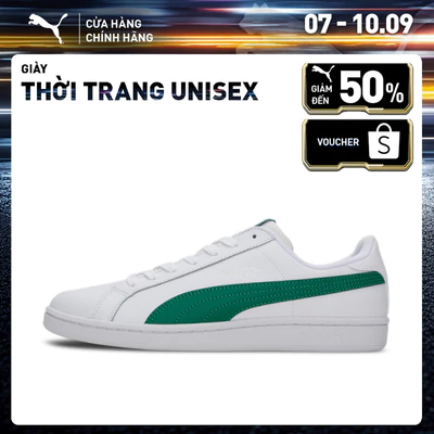 Giày thời trang PUMA Unisex Smash Leather Màu Trắng