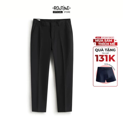 Quần Tây Dài Nam Trơn Form Slim - Routine 10S25PFO002